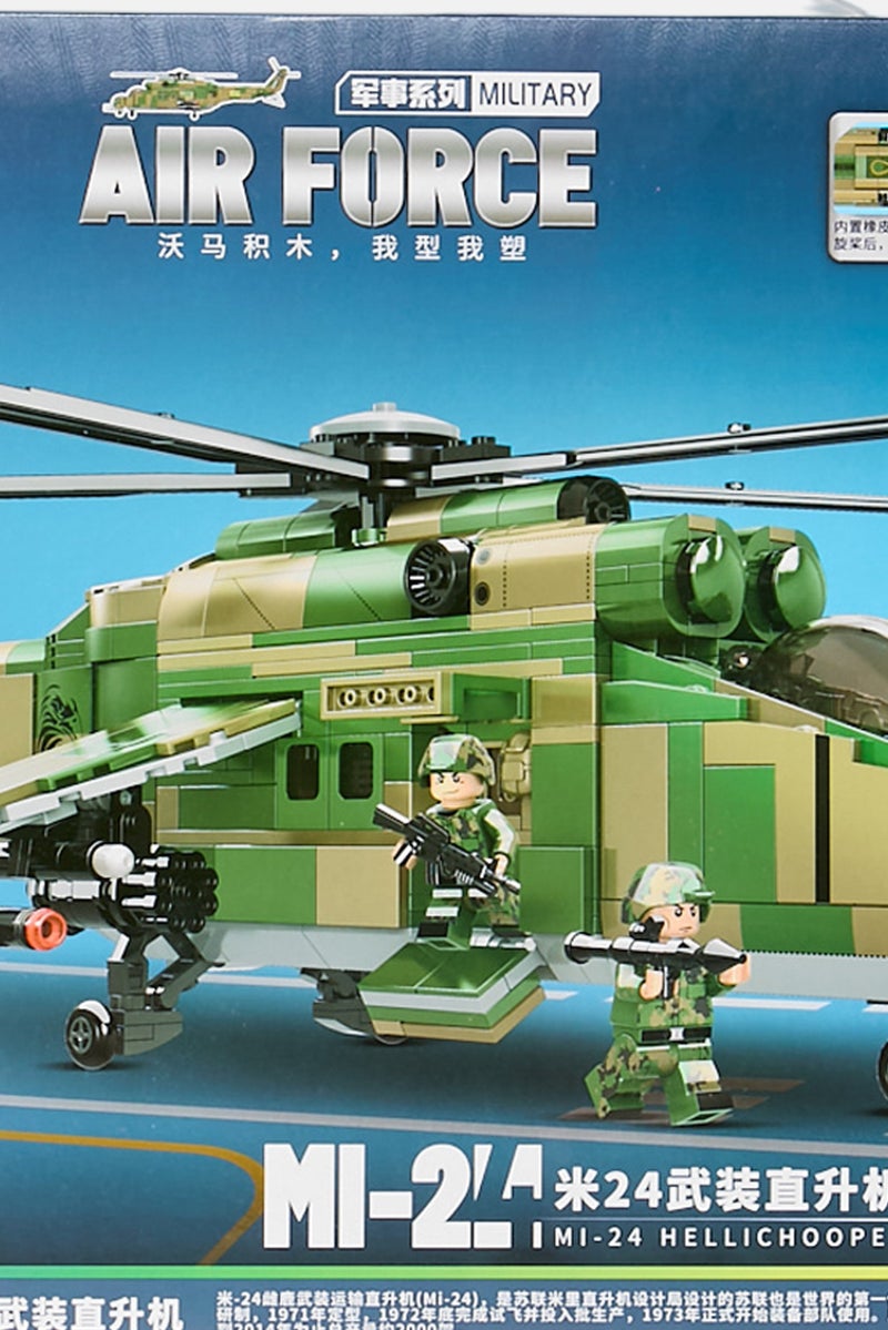 Woma Toys Military Air Force MI-24 Hellichooper Building Set - Image 5